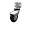 Service Caster 3'' Bright Chrome Neoprene Rubber Caster Side Mount Bracket SCC-GR03S310-NPRB-BC-71678-CB180 - alternate 1